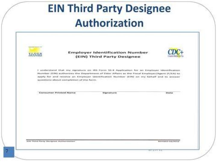 Can a third party apply for an EIN?