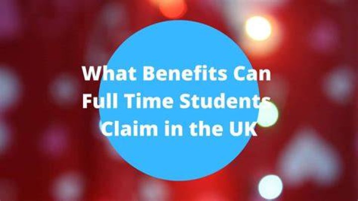 Can a university student claim benefits?