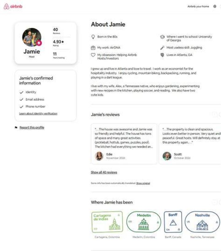 Can Airbnb hosts see your personal information?