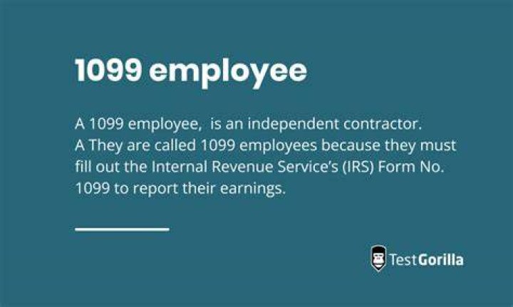 Can an employee be on 1099?