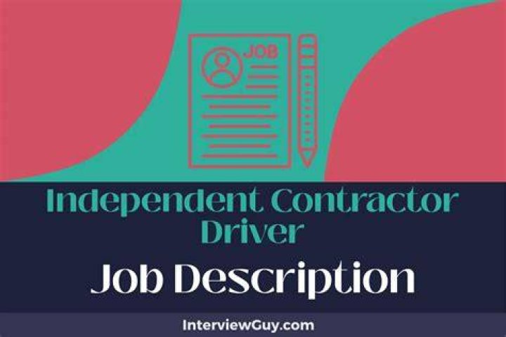 Can an independent contractor have a job description?