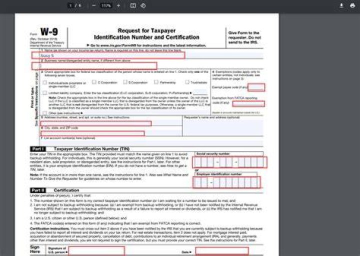 Can an individual fill out a W-9?