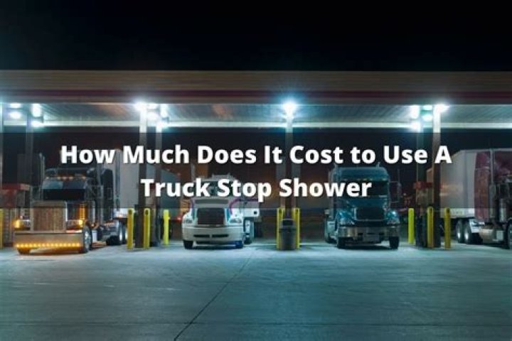 Can anyone use a truck stop shower?