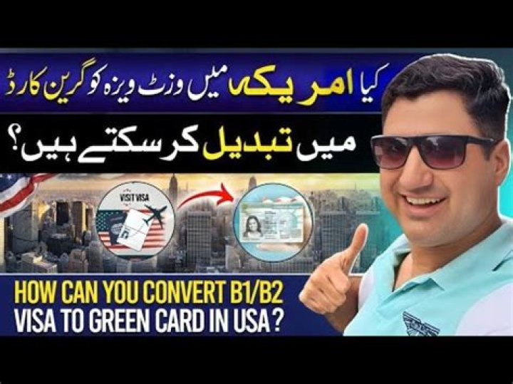 Can B1 B2 visa be converted to green card?