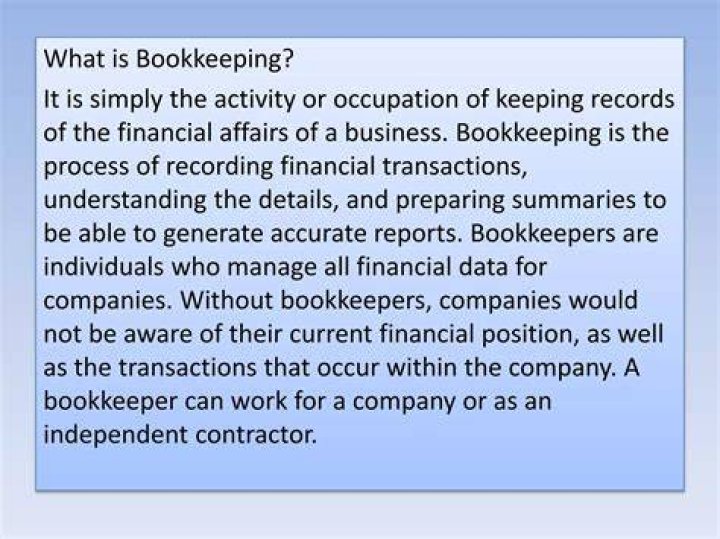 Can bookkeepers be independent contractors?