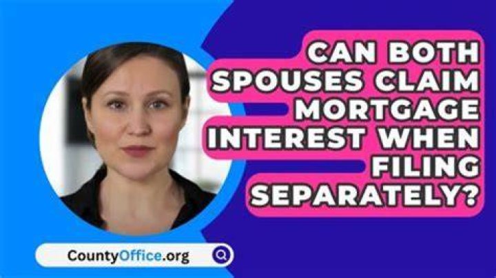 Can both parents claim mortgage interest?