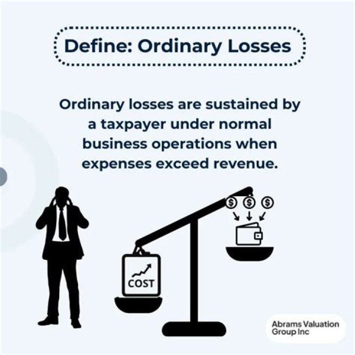Can business losses offset ordinary income?