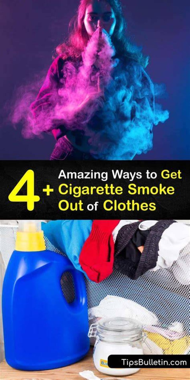 Can cigarette smoke in clothes be harmful?