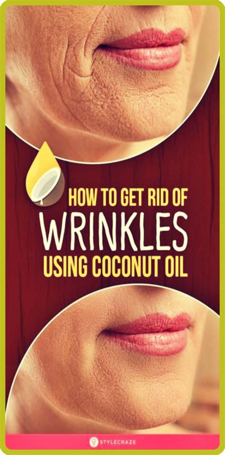 Can coconut oil remove wrinkles?