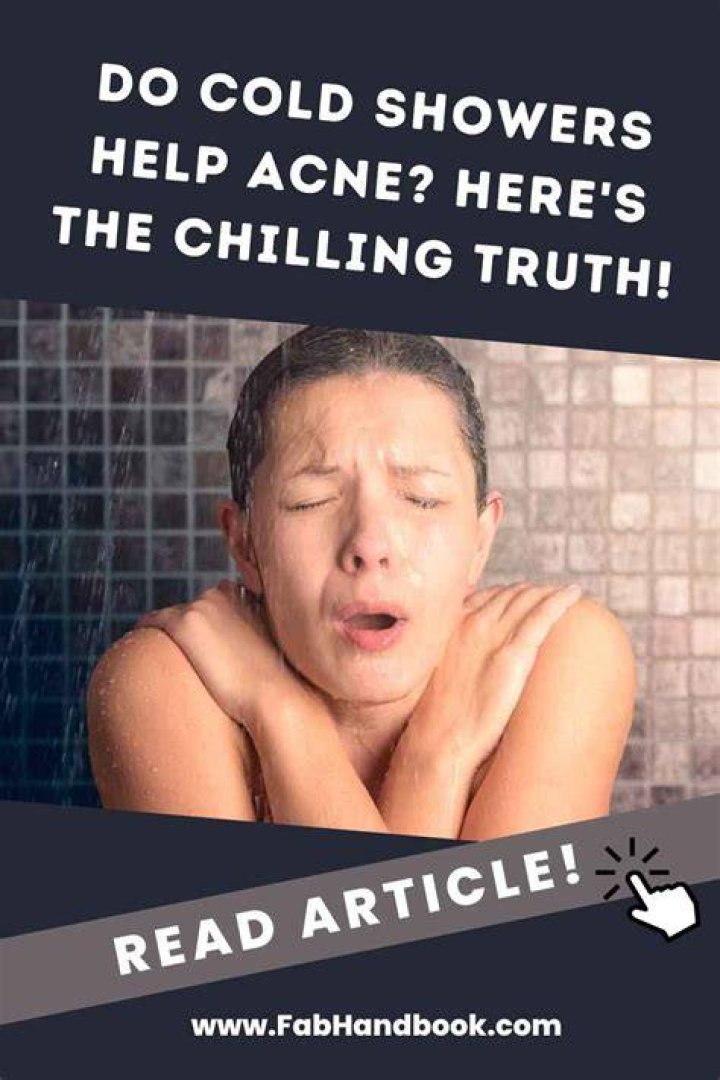Can cold showers help acne?