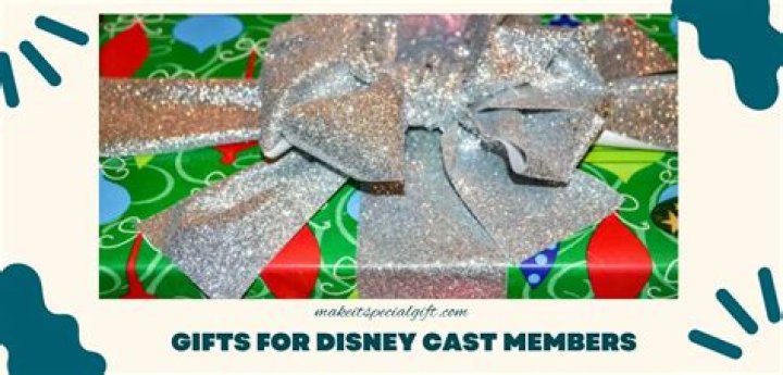 Can Disney cast members accept gifts?