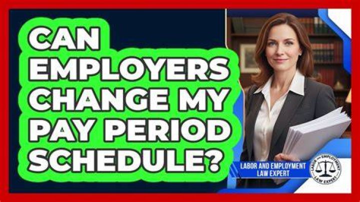 Can employers change payroll schedule?