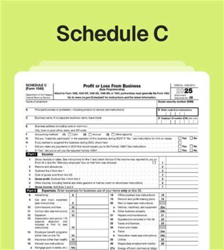 Can farm income be reported on Schedule C?
