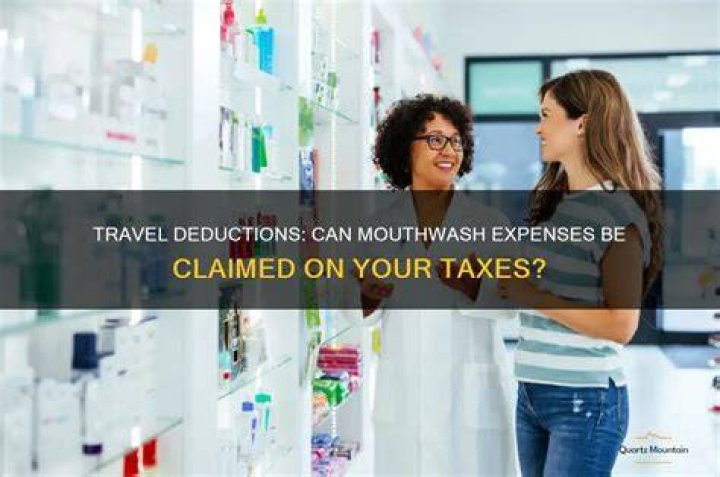 Can food be claimed on taxes?