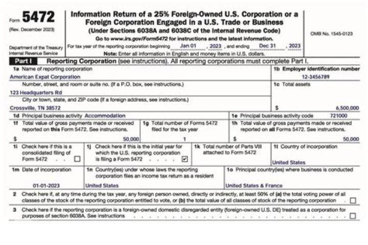Can Form 5472 be filed separately?