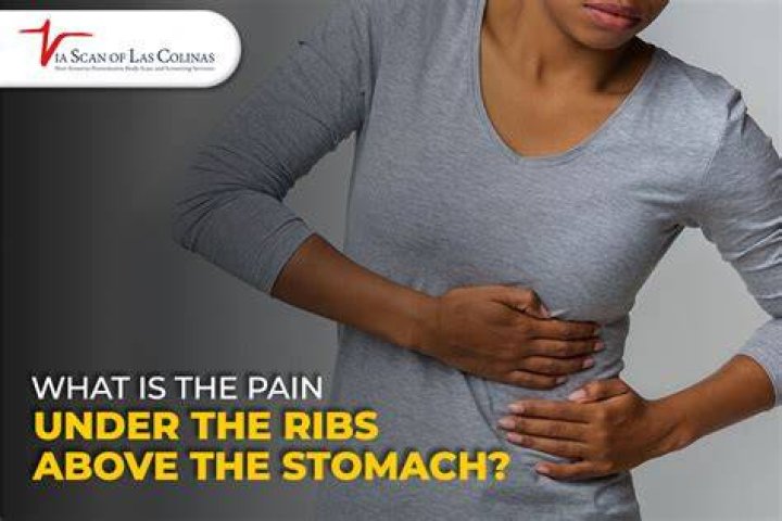 Can gas cause pain under ribs?