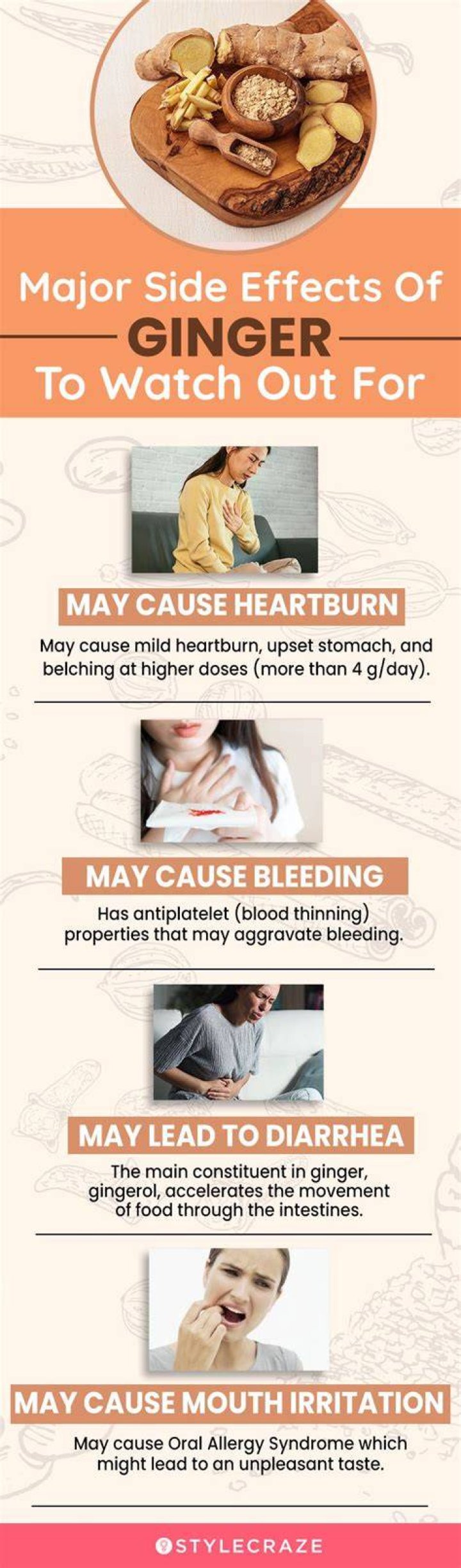 Can ginger cause itching?