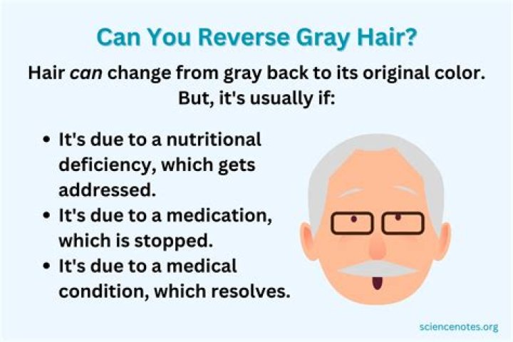 Can gray hair be reversed?
