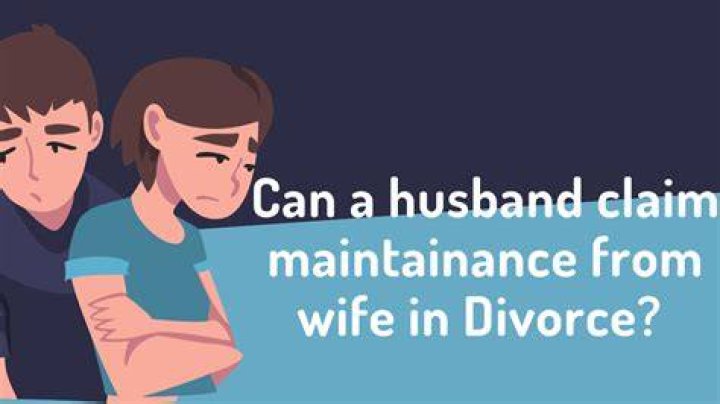 Can husband claim for maintenance from wife?