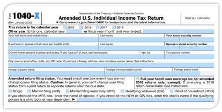 Can I amend my tax return to change my address?