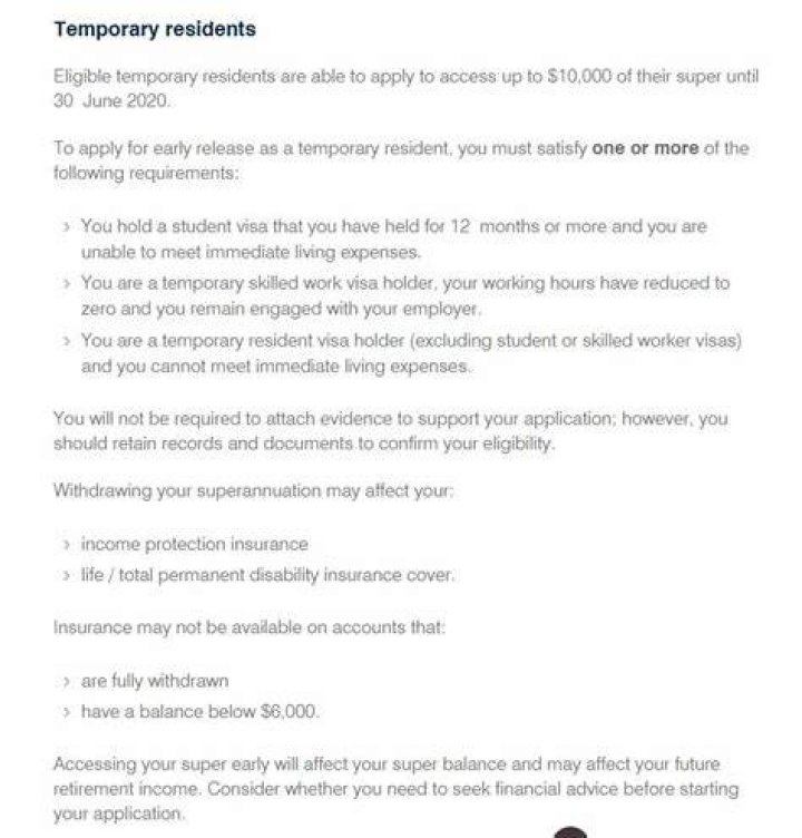 Can I apply twice for early release of super?