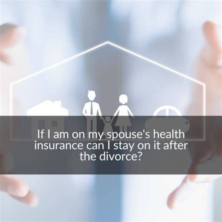 Can I be on my ex husbands health insurance?
