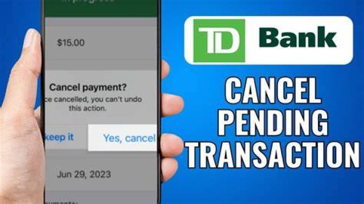 Can I cancel a transaction on my online banking?