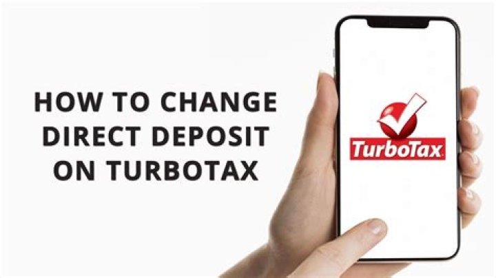 Can I change my direct deposit on TurboTax for stimulus check?