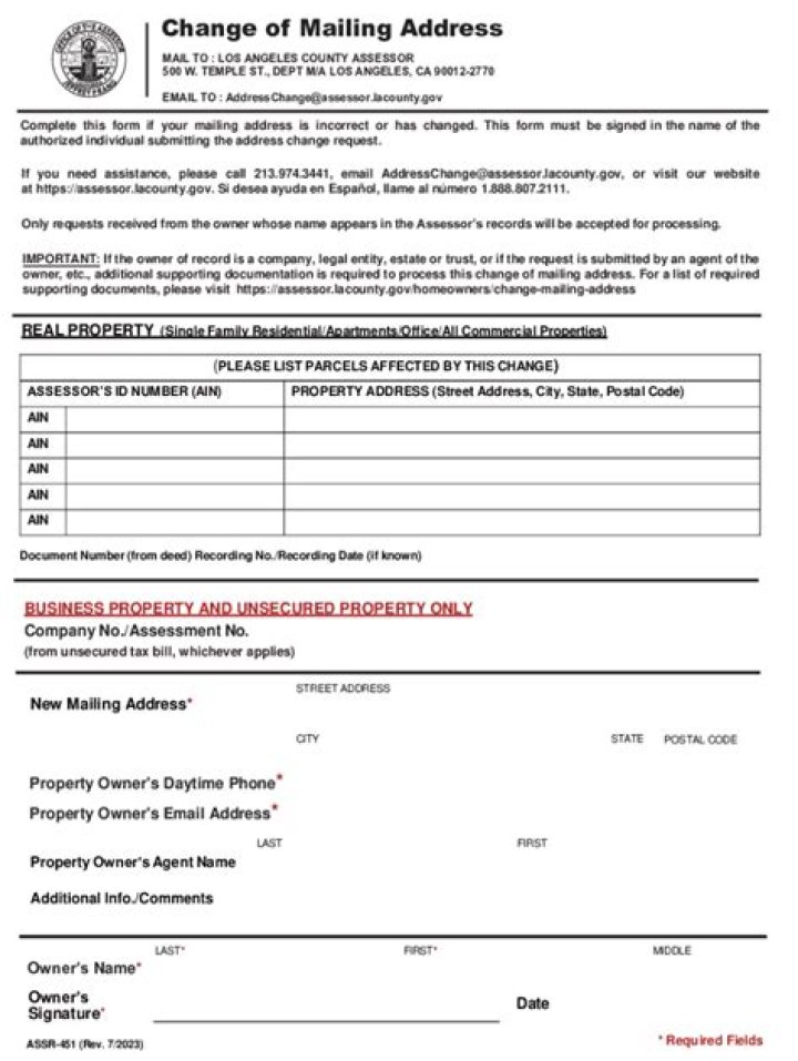 Can I change my mailing address online in Florida?
