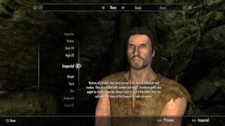 Can I change my race in Skyrim?