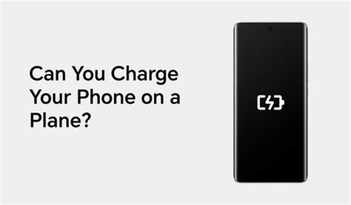 Can I charge my phone in plane?