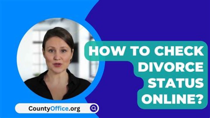 Can I check the status of my divorce online uk?