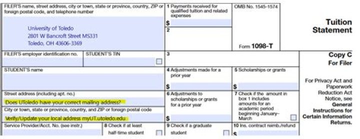 Can I claim 1098-t from previous year?