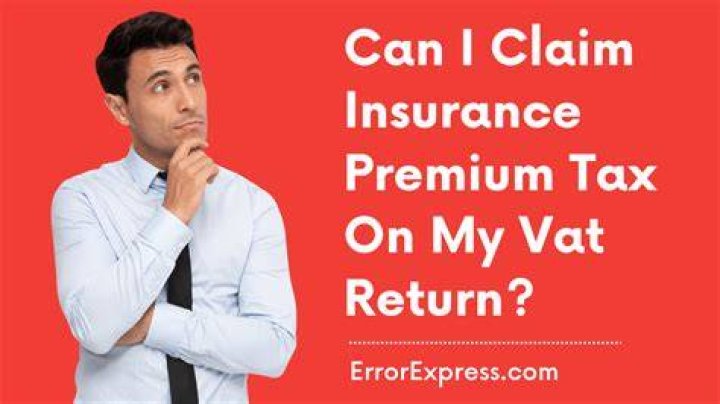 Can I claim back insurance premium tax?