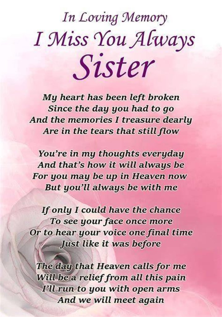 Can I claim my deceased sister?