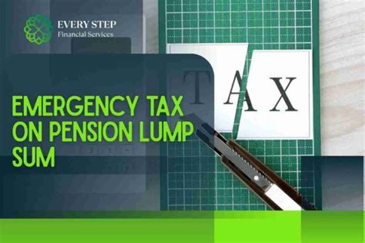 Can I claim tax back on pension lump sum?