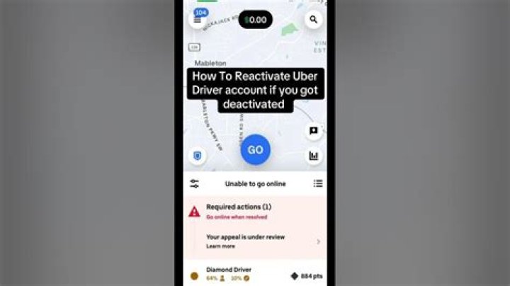 Can I create new Uber driver account if my previous account was deactivated?
