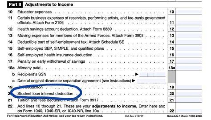 Can I deduct all payments made to her student loan on her federal taxes?