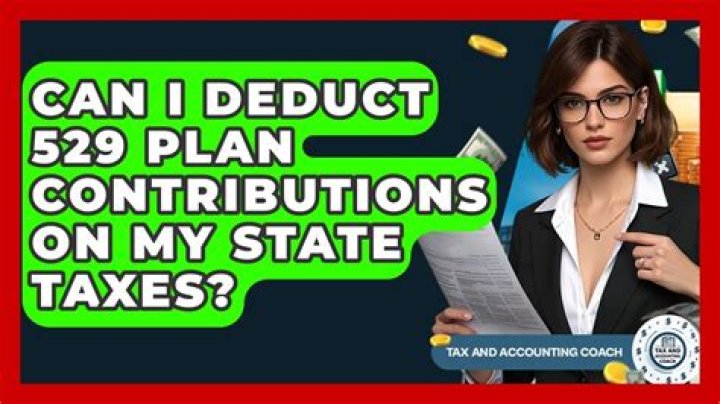 Can I deduct contributions to 529?