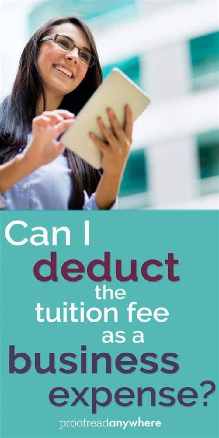 Can I deduct tuition as a business expense?