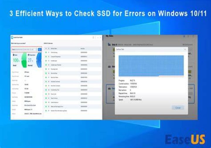 Can I error check an SSD?