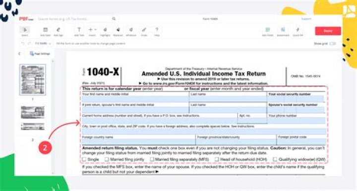 Can I fill out a 1040X form online?
