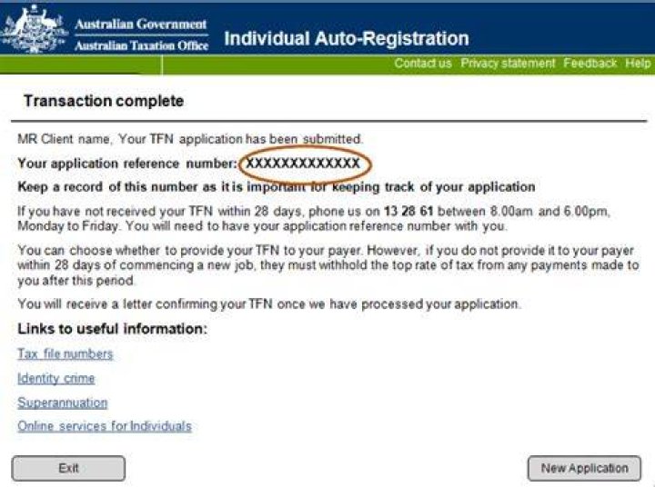 Can I find my TFN online?