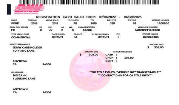 Can I get a refund on my registration if I sell my car California?