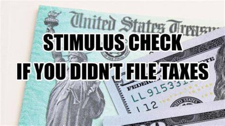 Can I get a stimulus if I did not file taxes?