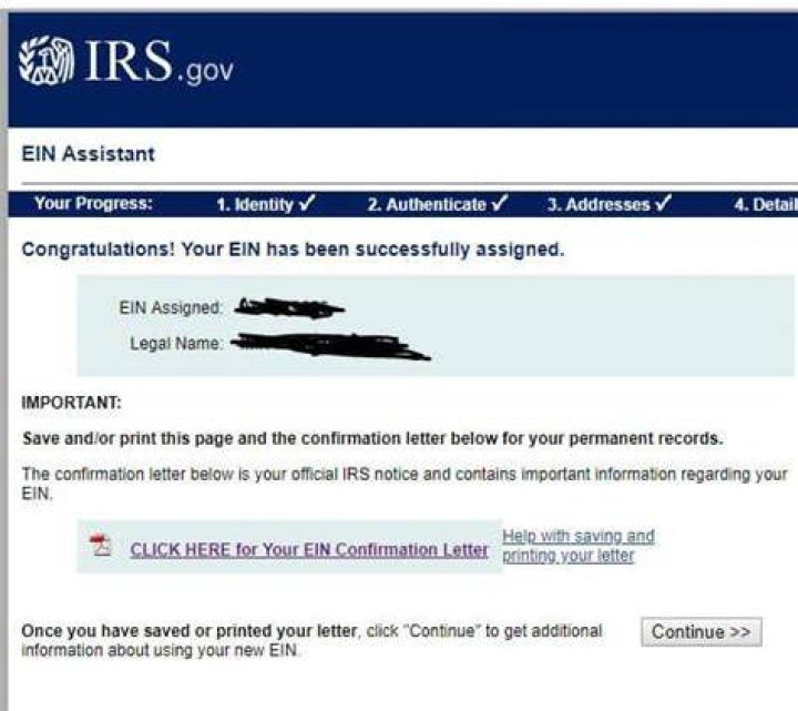 Can I get my EIN certificate online?