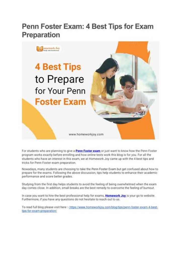Can I just take the exams on Penn Foster?