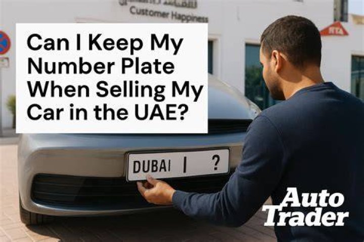 Can I keep my number plate when I sell my car?