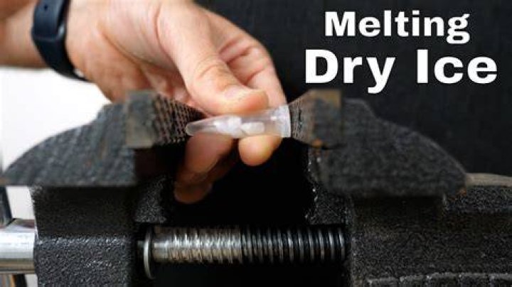 Can I melt dry ice in my sink?