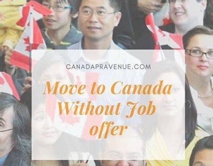Can I move to Canada without a job?